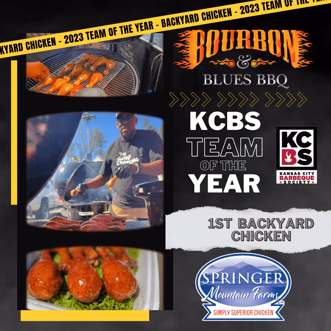 2023 KCBS Chicken team of the year graphic