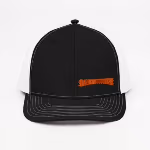 front view of the Barbeqqquuuuueee hat